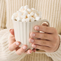 SET 0F 4 MYNTE MUGS WITH GROOVES | BUTTERCREAM