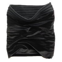 VELVET SNOOD NECKWARMER | BLACK