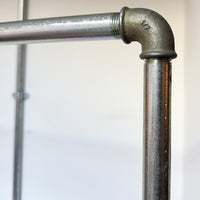 ZIITO INDUSTRIAL CLOTHES RAIL WITH SHELF | EX-DISPLAY