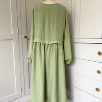 BAMBOO & COTTON ARLEE DRESS | AVOCADO | S|M