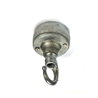 INDUSTRIAL GALVANISED CEILING ROSE WITH HOOK