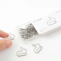 RABBIT D-CLIPS PAPERCLIPS BY MIDORI