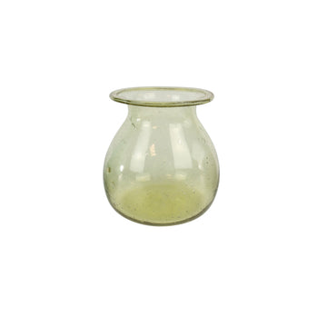 CARNIVAL OF COLOURS RECYCLED GLASS VASE | PALE AMBER