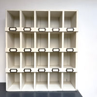 VINTAGE PAINTED WOODEN PIGEON HOLES