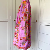 KASHMIRI EMBROIDERED SILK JACKET | PINK
