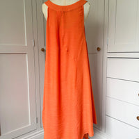 BAMBOO & COTTON SUMMER SCOOP DRESS | ORANGE | M|L
