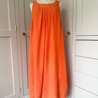 BAMBOO & COTTON SUMMER SCOOP DRESS | ORANGE | M|L
