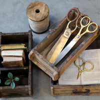 VINTAGE WOODEN BRICK BOX MOULD