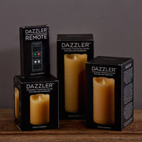 DAZZLER WAX BATTERY FLICKERING CANDLE