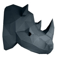 3D PAPERCRAFT WALL ART DIY KIT | RHINO HEAD