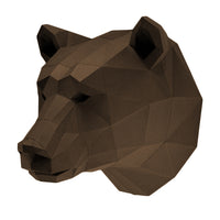 3D PAPERCRAFT WALL ART DIY KIT | BEAR HEAD