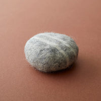 NATURAL WOOL FELTED SOAP PEBBLE