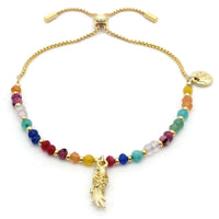 MACAW MULTICOLOURED CHARM BRACELET