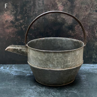 VINTAGE INDIAN IRON CURD POT