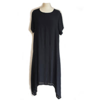 BAMBOO JENNY DRESS LONG | BLACK