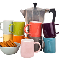 HANDPAINTED STONEWARE ESPRESSO CUP