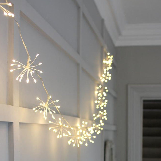 BATTERY STARBURST CHAIN INDOOR|OUTDOOR LIGHTS 1.8M