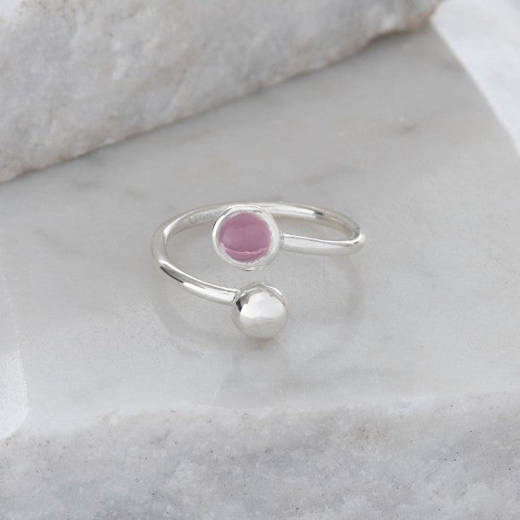 October droplet cheap birthstone ring