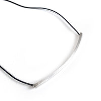 SILVER CURVE NECKLACE
