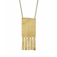FRINGE PENDANT | BRASS
