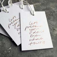 PACK 6 GIFT TAGS | LET'S PRETEND YOU DON'T KNOW WHAT THIS IS