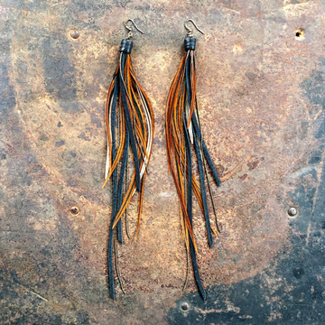PIRATE FEATHER EARRINGS | FAWN