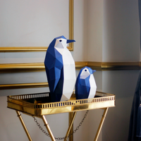 3D PAPERCRAFT WALL ART DIY KIT | PENGUINS