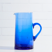 ARTISAN CONE GLASS JUG | HANDMADE IN MOROCCO