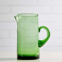ARTISAN CONE GLASS JUG | HANDMADE IN MOROCCO
