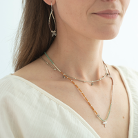 FEEL LABRADORITE SILVER NECKLACE | BRACELET