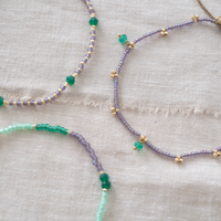 ESSENCE AVENTURINE ANKLET