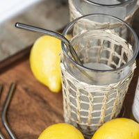 STAINLESS STEEL STRAW | PACK 6 WITH BRUSH