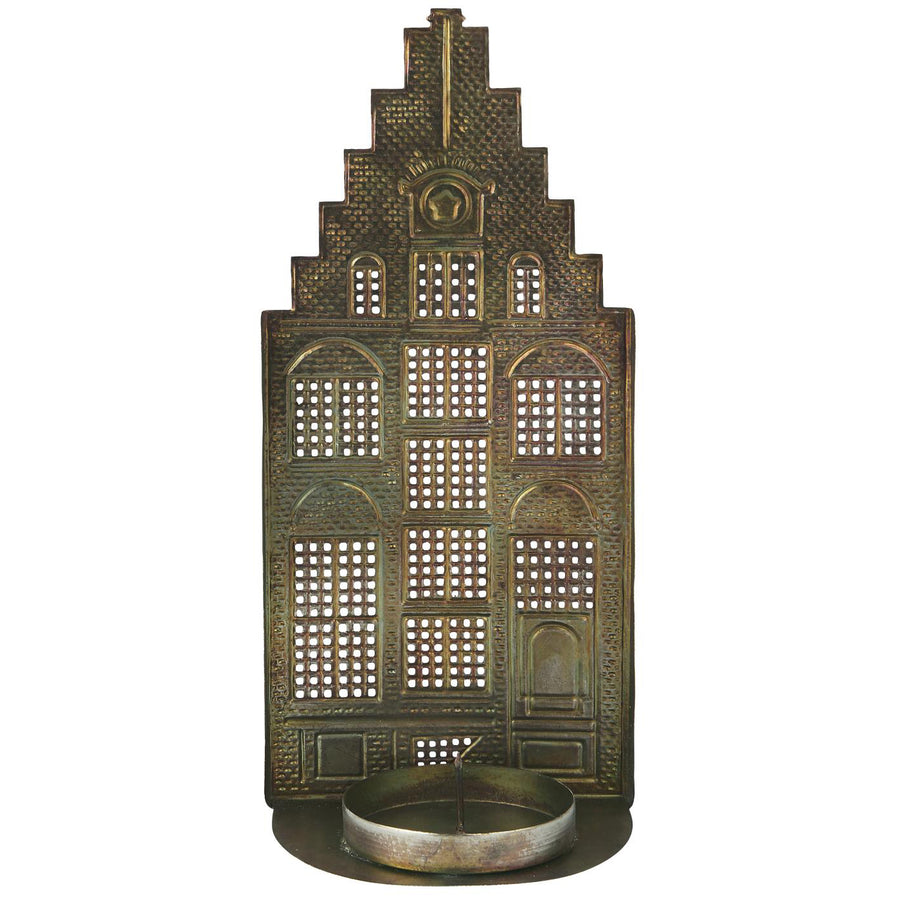 DECORATIVE METAL HOUSE CANDLE HOLDER | 3 DESIGNS