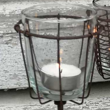 Hanging garden sales tea light holders