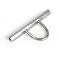 STERLING SILVER TUBE RING