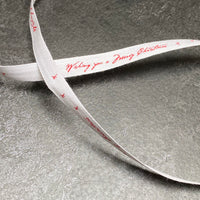 MERRY CHRISTMAS RIBBON | BY THE METRE