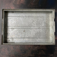 INDUSTRIAL VINTAGE GALVANISED STACKING TRAY