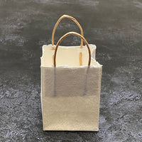 HANDMADE WHITE KHADI PAPER GIFT BAG