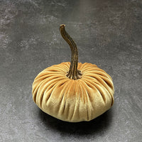 XSMALL VELVET DECORATIVE PUMPKIN