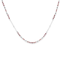 HORUS PINK TOURMALINE GEMSTONE SILVER NECKLACE