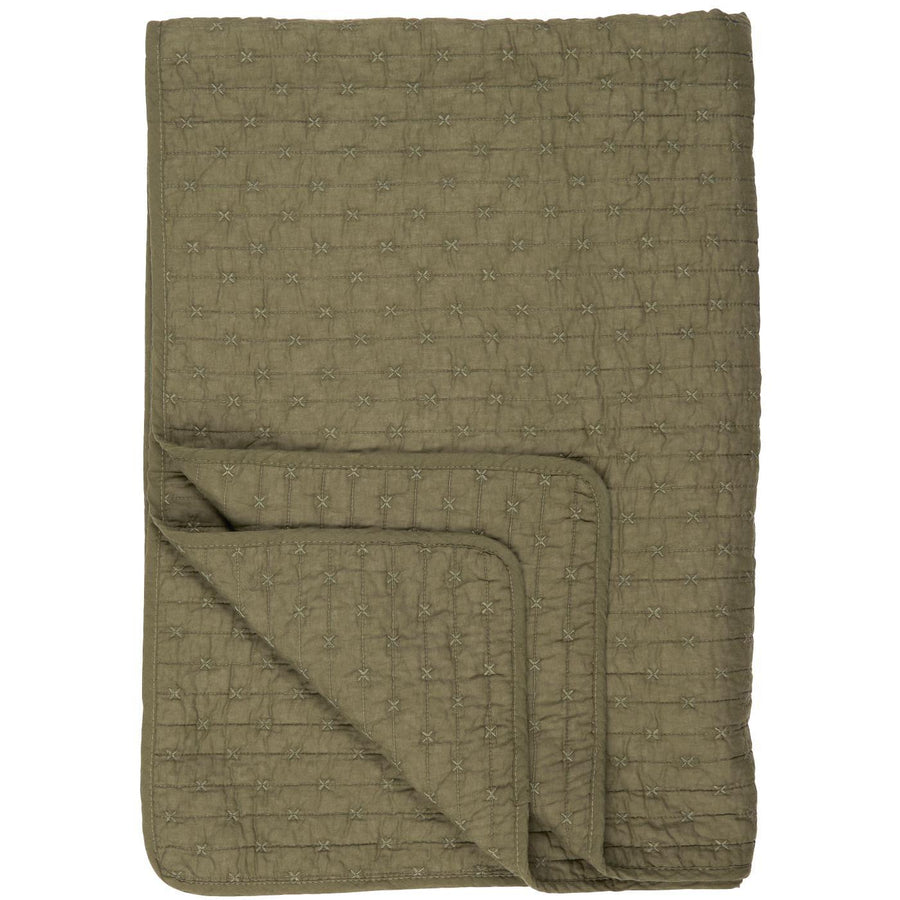 CROSS STITCH QUILT | OLIVE