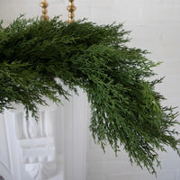 CYPRESS PINE REAL TOUCH FAUX CHRISTMAS GARLAND | 6FT | 180cm