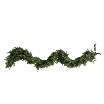 CYPRESS PINE REAL TOUCH FAUX CHRISTMAS GARLAND | 6FT | 180cm