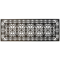 RUBBER WROUGHT IRON DOORMAT