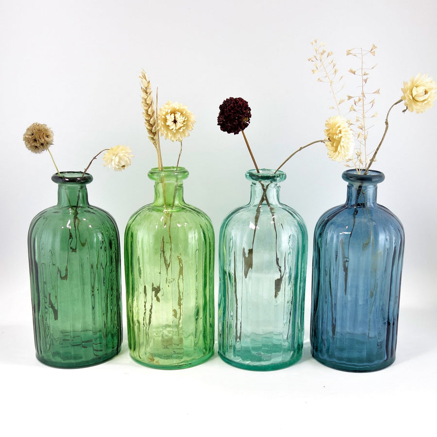 SMALL RECYCLED GLASS BOTTLE VASE