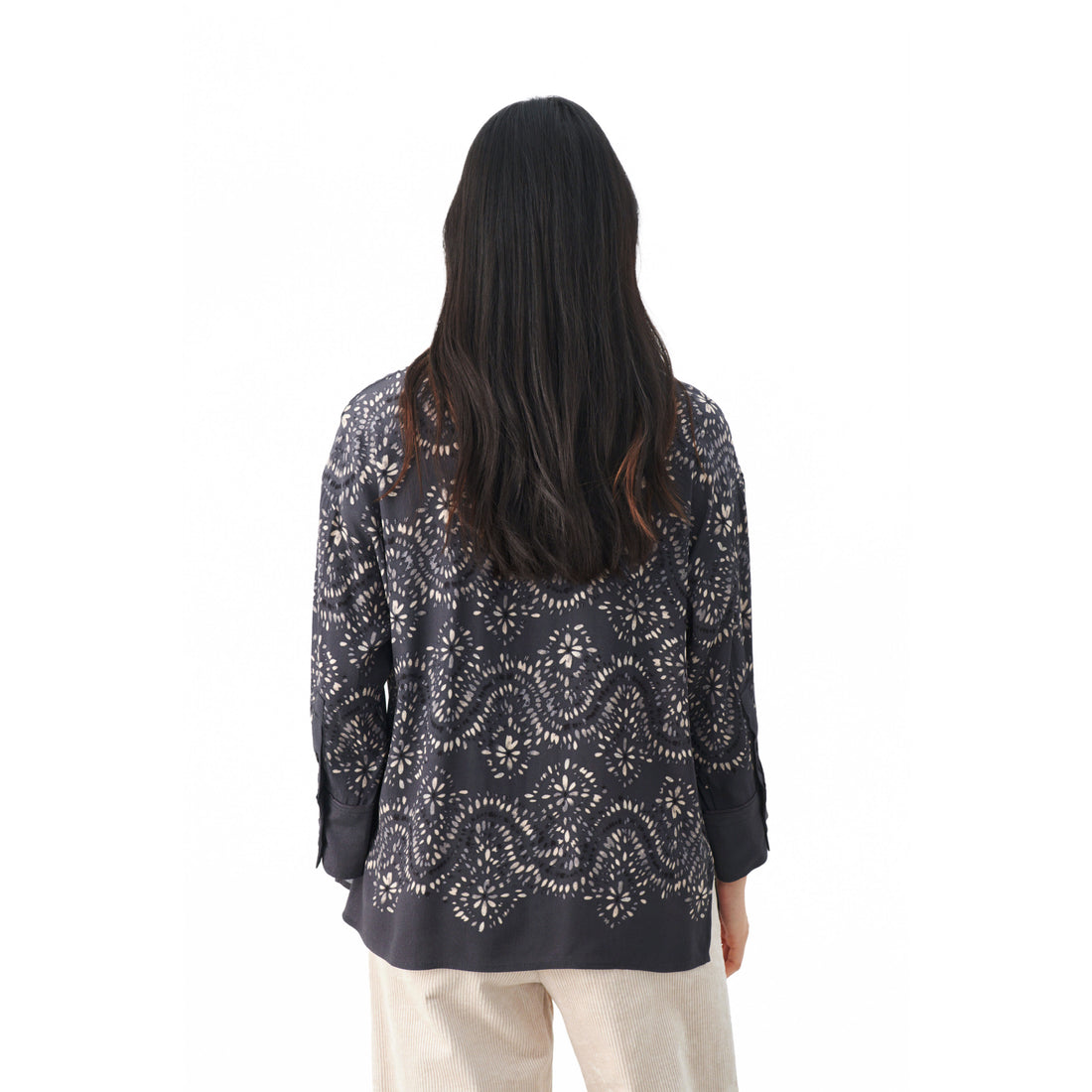 PART TWO CELINDA SHIRT | MAGNET BORDER PRINT