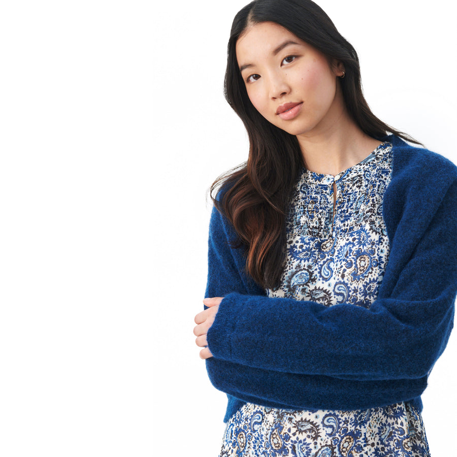 PART TWO CELLINE KNITTED CARDIGAN | BLUE OPAL