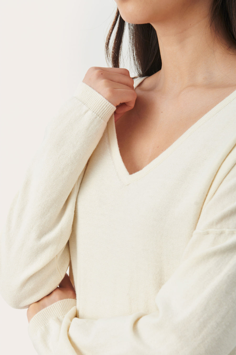 PART TWO ILIANE JUMPER WITH CASHMERE | ANTIQUE MOSS