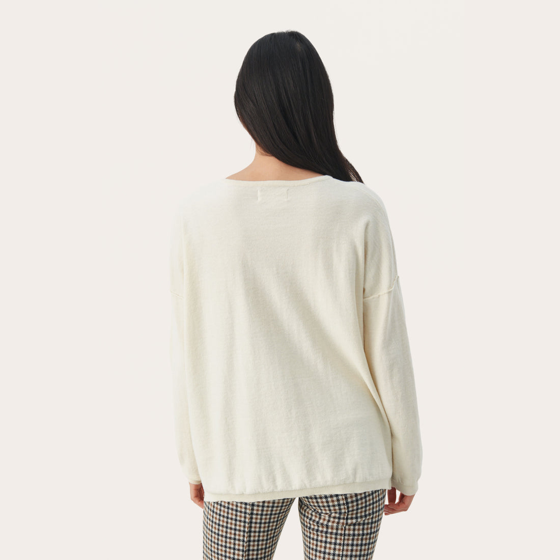 PART TWO ILIANE JUMPER WITH CASHMERE | ANTIQUE MOSS