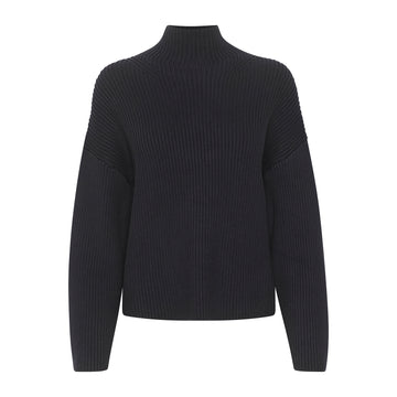 PART TWO ANGELINE ORGANIC COTTON KNITTED PULLOVER | BLACK